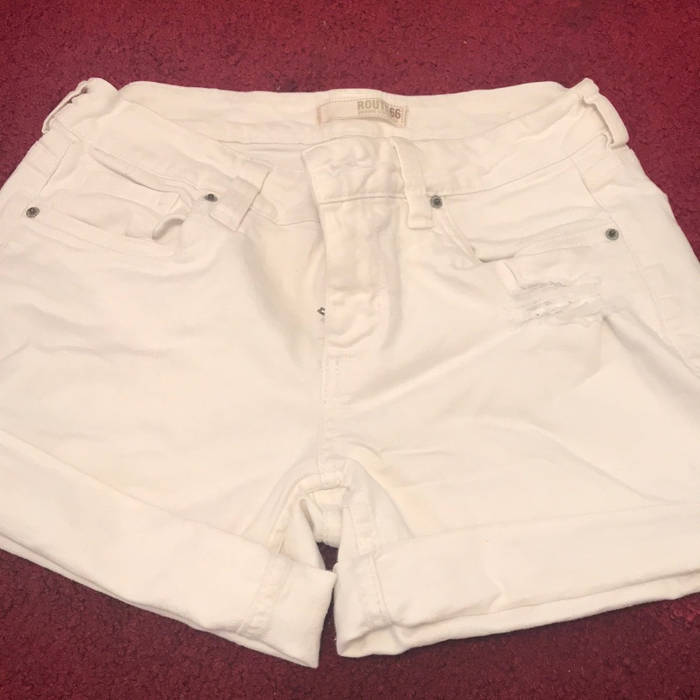White shorts